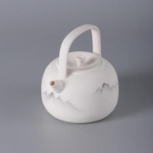 家用功夫泡茶壶陶瓷电陶炉碳炉明火烧水壶手绘提梁茶壶养生煮茶器