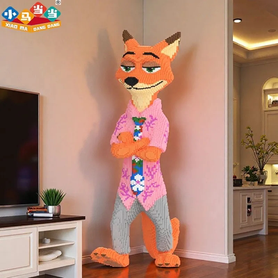 一米尼克狐狸朱迪兔子积木