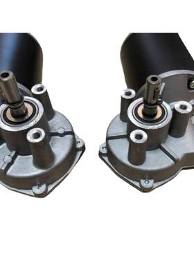 24VDC直流电机48V直流减速微型马达大扭矩涡轮减速电机永磁