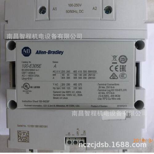 100-E305KJ11100-E305KY11100-E305KN11原装AB接触器