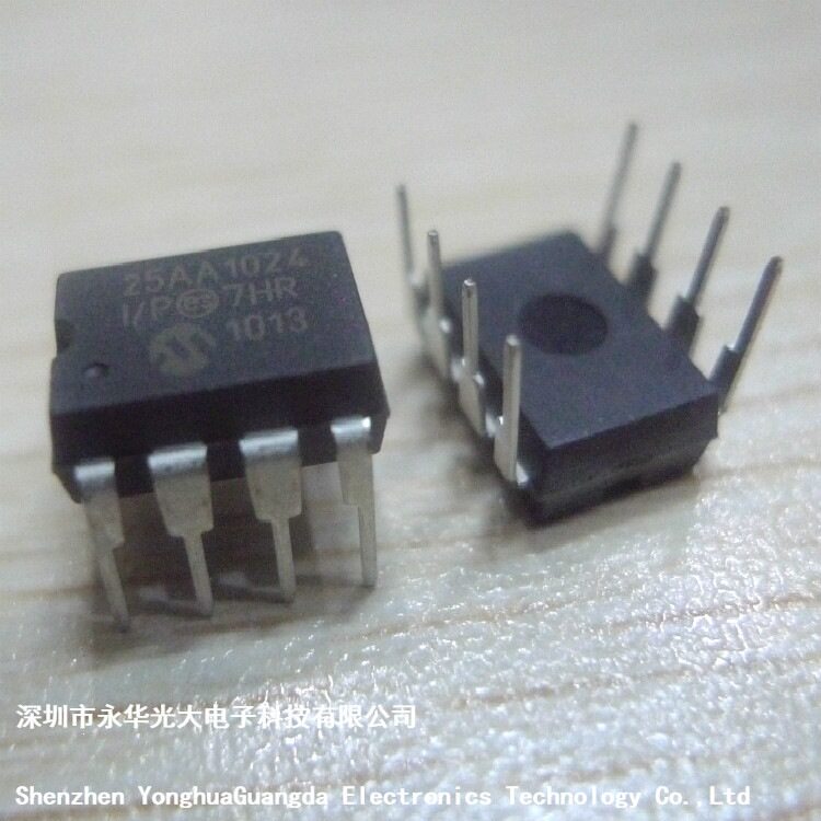 25AA1024-I/P集成电路IC芯片电子元器件集成块直插DIP8