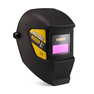 ALOE351E头戴式 轻便黑色磨砂自动变光焊接面屏氩弧焊焊工防护面罩