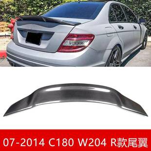 奔驰C级W204尾翼C180碳纤维AMG顶翼C2 14款