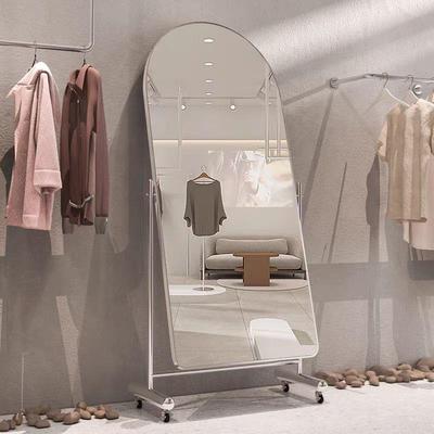服装店全身镜可移动试衣镜家用落地显瘦网红拍照大镜子瑜伽舞蹈镜