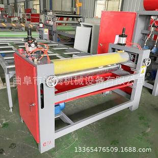 曲阜鸿腾新款颗粒板自动涂胶机多层板刨花板通用涂胶机