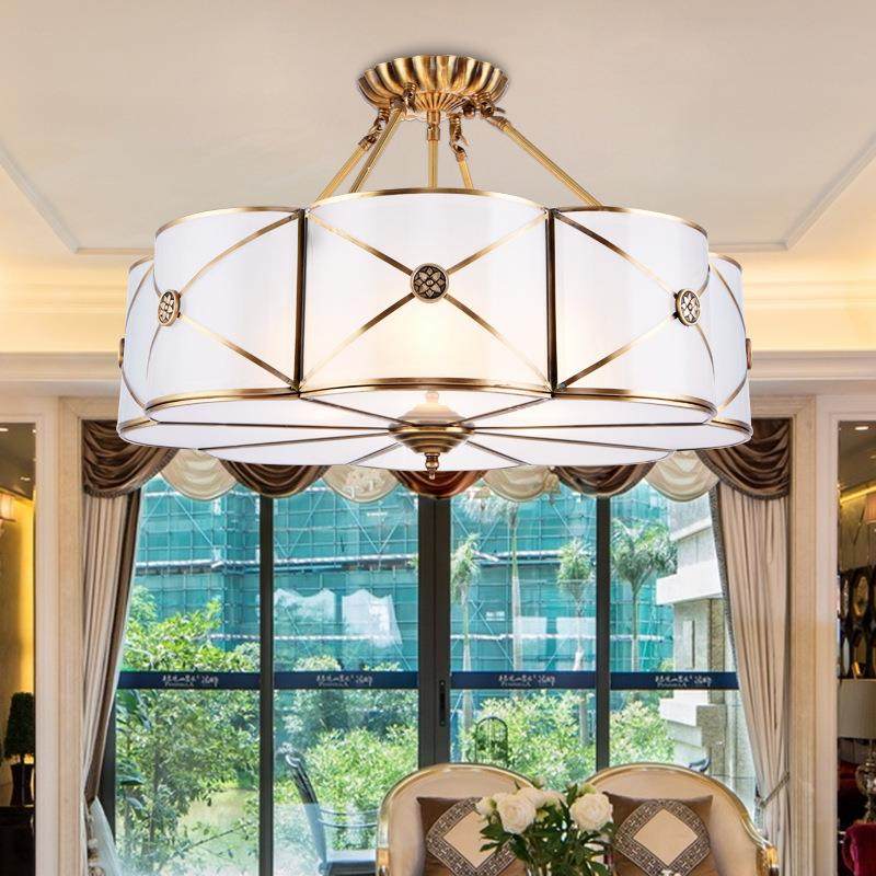 美式全铜led吸顶灯现代大气家用卧室书房灯简约复古吸顶灯,节庆用品/礼品,新娘配件,淘宝优惠券,粉丝福利购,淘宝优惠卷