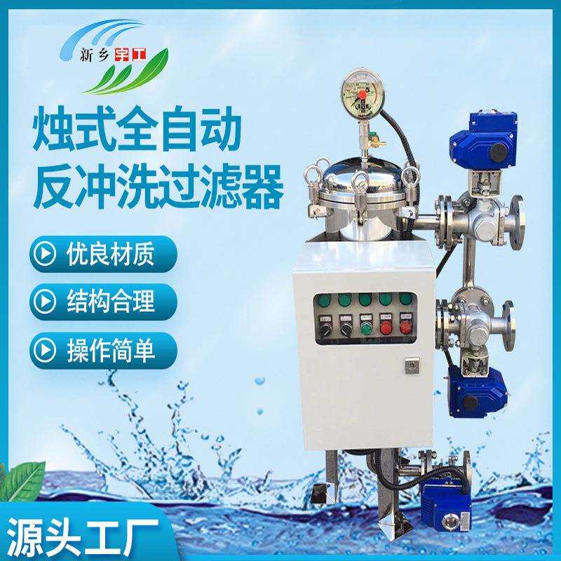 全自动反冲洗过滤器立式卧式过滤全自动密闭烛式不锈钢304烛式