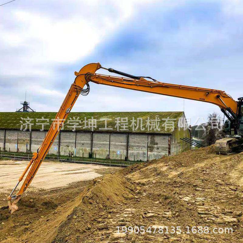 加长臂打桩臂三段臂抓料臂标准臂岩石臂