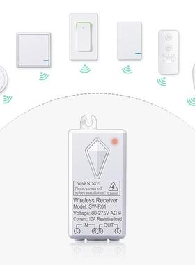 110V220VIP66级V0防火1000WLED负载86型无线遥控开关智能遥控开关