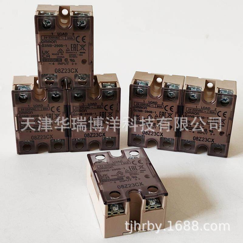 G3NB固态继电器G3NB-290B-1DC5-24面板安装带灯90A触点1NO