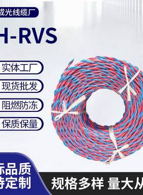 ZN-RVS聚氯乙烯绝缘阻燃耐火绞型电线电缆NH-RVS双绞线铜芯批