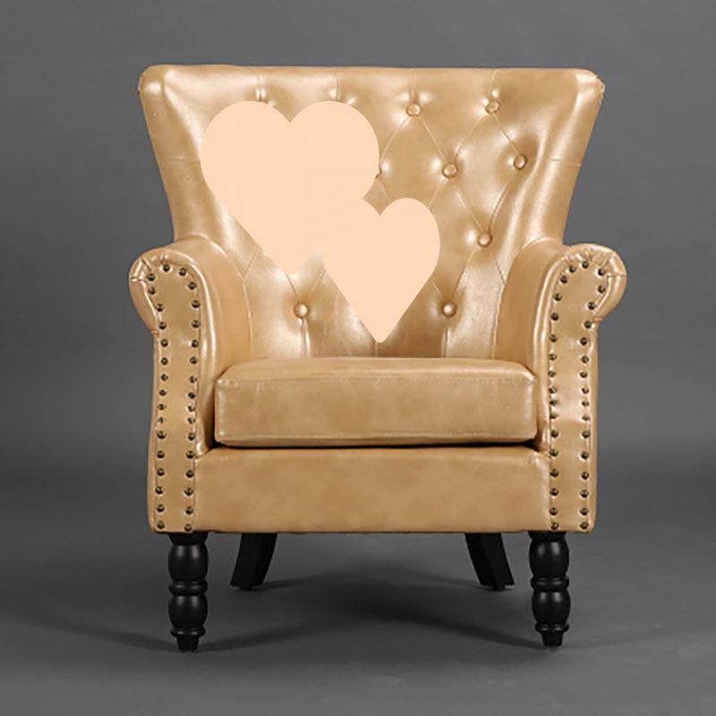美式网红单人家用沙发欧式简约复古老虎椅皮艺小户型阳台懒人沙发,节庆用品/礼品,新娘配件,淘宝优惠券,粉丝福利购,淘宝优惠卷