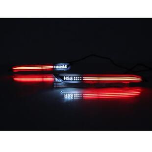 适用于19-22款红旗HS5后杠灯改装LED流水灯流光转向后雾灯刹车灯