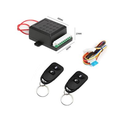 keyless汽车免钥匙进入遥控中控锁12V小主机有方向灯有尾箱功能