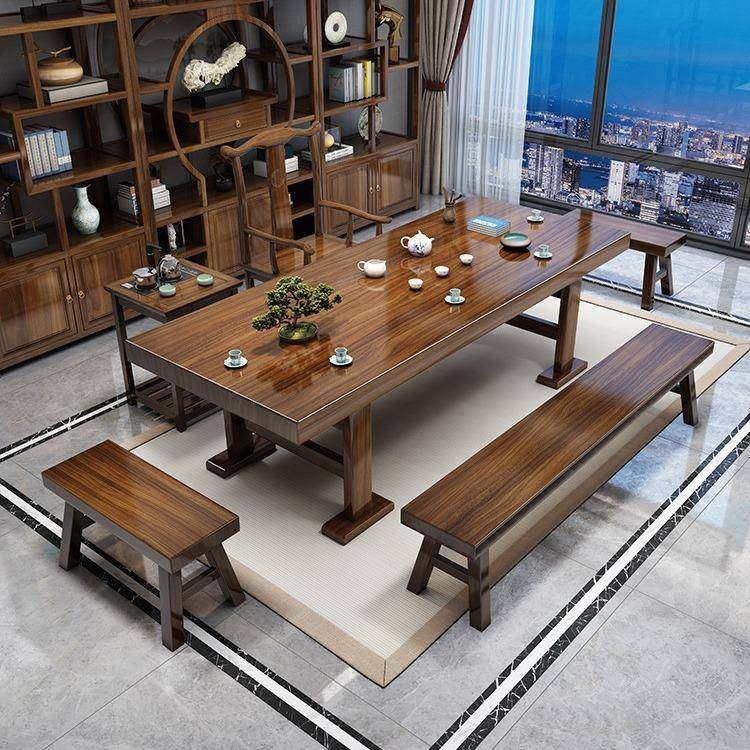 实木大板茶桌椅组合一桌五椅家用茶几茶台烧水壶一体办公室泡茶桌,纺织面料/辅料/配套,纺织机械配件,淘宝优惠券,粉丝福利购,淘宝优惠卷