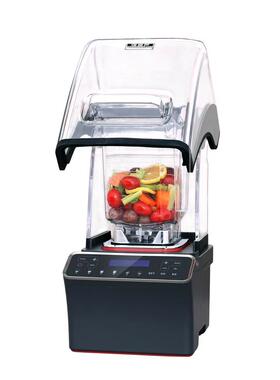 GEFA9沙冰机商用奶茶店全自动果汁碎冰机静音带罩隔音料理冰沙机