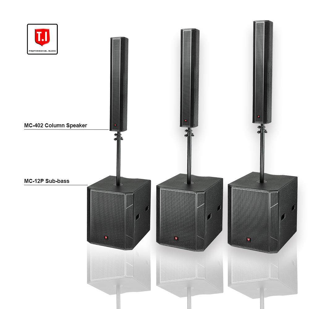 T.IProAudio新设计工厂直出价全套音柱音响系统8*3寸音箱