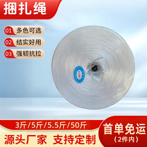 加工定制白色1厘米塑料捆扎绳捆绑绳封口绳制品绑带绳子跨境热销