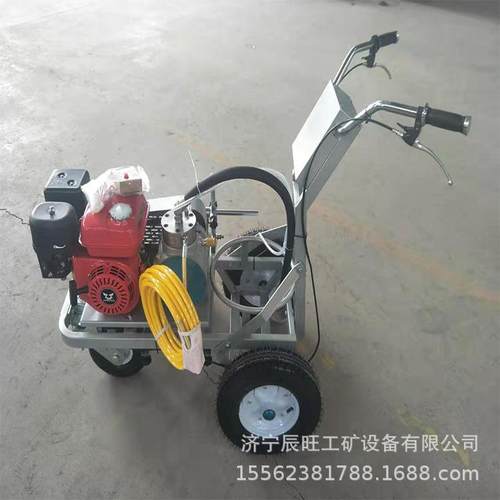 济宁高压冷喷路面标线机单喷头小区停车场道路马路划线机价格