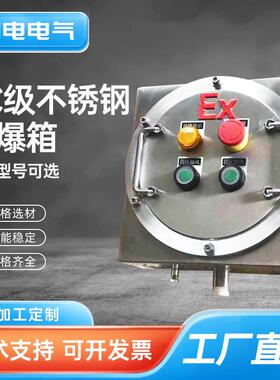 不锈钢防爆配电箱IIC级电源检修控制箱多回路动力接线箱加工