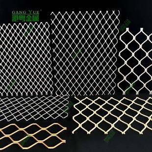 广东美格网现货铝合金材质筛网菱形孔防护网简易阳台窗户防盗铝网