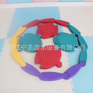 幼儿园玩具室内感统训练平衡木儿童早教中心教具河流岛屿平衡板