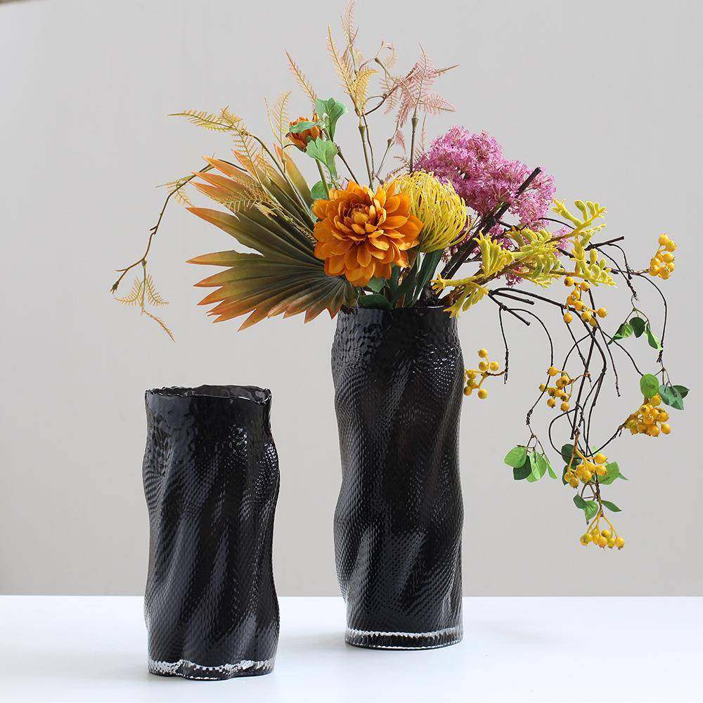 北欧创意直筒波点玻璃花瓶现代软装设计餐桌酒柜水培插花花器摆饰,纺织面料/辅料/配套,纺织机械配件,淘宝优惠券,粉丝福利购,淘宝优惠卷