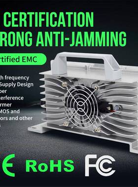 汽车电瓶充电器12V20A24V30A储能电源充电器车载防水大功率充电机