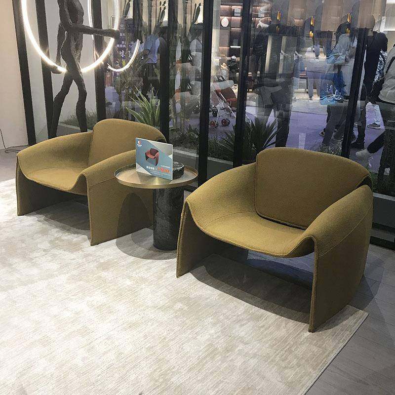 极简创意设计师单人沙发椅样板房别墅卧室客厅布/皮艺休闲椅实木,纺织面料/辅料/配套,纺织机械配件,淘宝优惠券,粉丝福利购,淘宝优惠卷