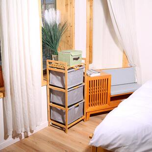 俊豪家居家用脏衣服收纳筐浴室竹布脏衣篮折叠北欧风脏衣篓收纳架