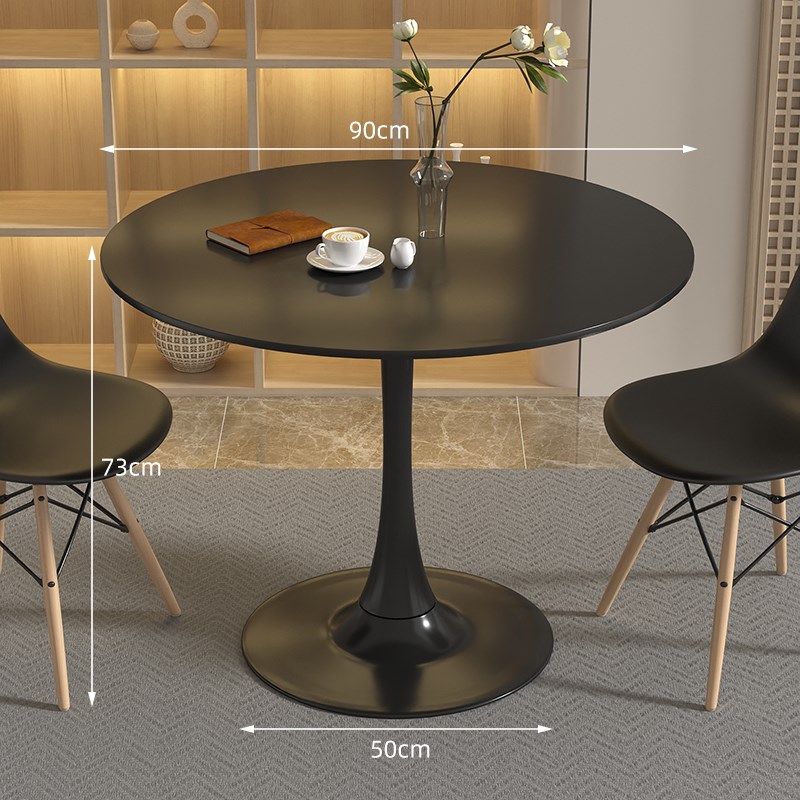 茶几小桌子休闲会客接待小圆桌会议办公洽谈桌椅组合简约阳台茶桌