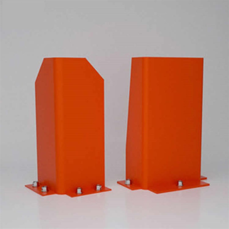 货架防撞脚底脚连接件立柱挡板叉车防撞护脚L型包围角铁货架护脚