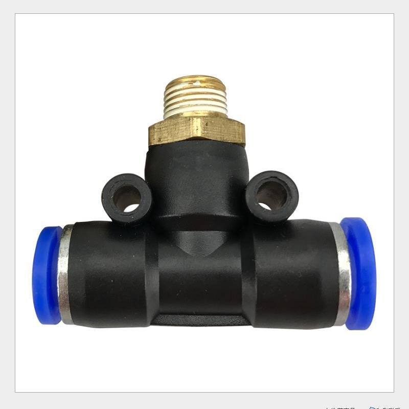 气动快速插接头PB4-01T型三通12-04外螺纹8-02气管6接头10-03大德