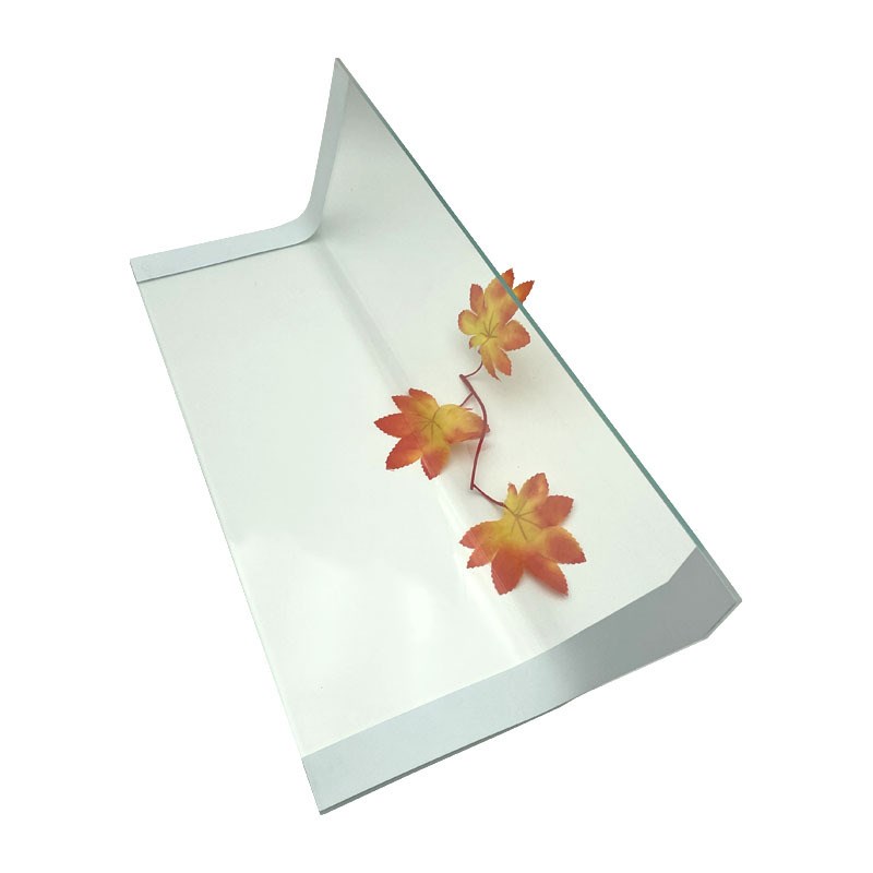 直角弯钢玻璃电脑机箱面板烤弯玻璃定制各种丝印弧度热弯玻璃