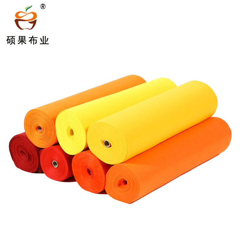 1mm毛毡布不织布针刺无纺布色卡本