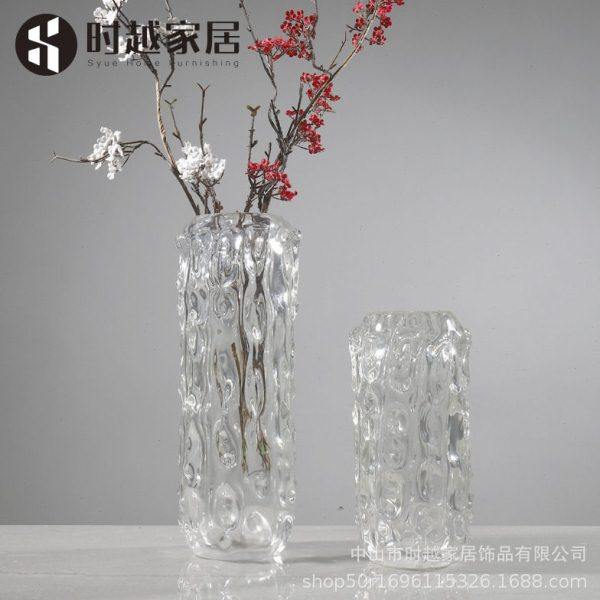 透明树脂花瓶摆件客厅插干花花器餐桌电视柜创意现代简约家居饰品,鲜花速递/花卉仿真/绿植园艺,花瓶,淘宝优惠券,粉丝福利购,淘宝优惠卷