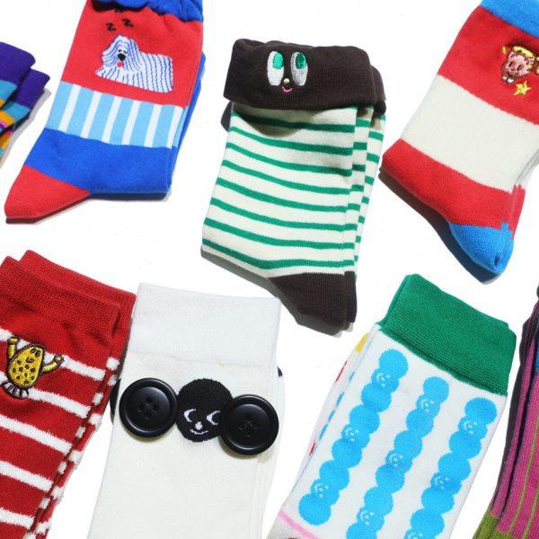 玩伴系列（二）2023四季款卡通玩伴系列可爱布标刺绣个性女袜棉袜,居家日用,鞋套,淘宝优惠券,粉丝福利购,淘宝优惠卷
