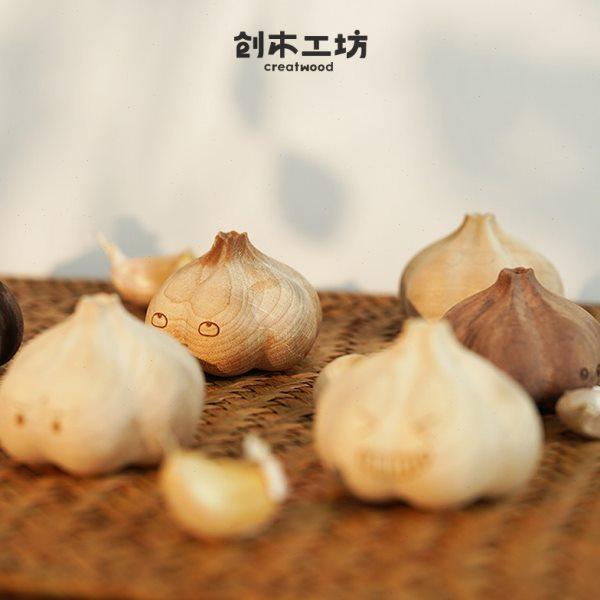 蒜头扩香木/创木工坊大蒜摆件治愈家居装饰品桌面趣味精油香薰,家居饰品,香薰摆件,淘宝优惠券,粉丝福利购,淘宝优惠卷