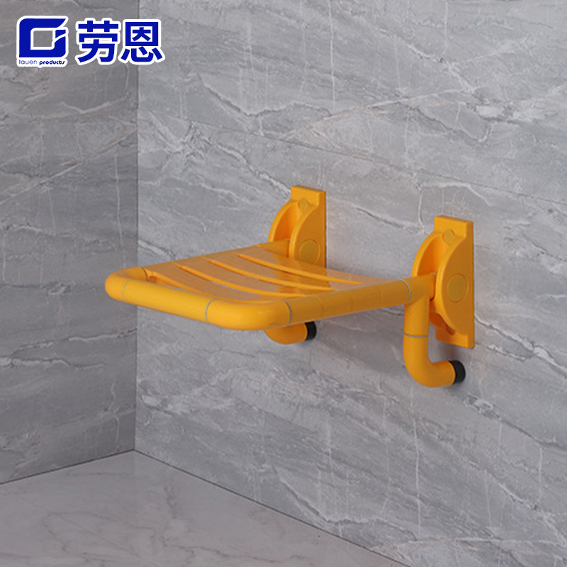 厂家货源家用养老院无障碍沐浴凳不锈钢挂壁式可折叠浴室壁椅