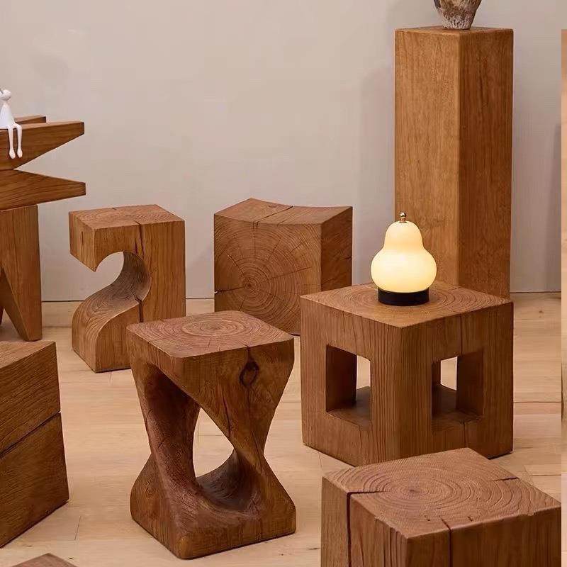 木凳子树桩圆形床头柜子实木矮凳全边几树墩木墩北欧摆件民宿根雕,机械设备,其他机械设备,淘宝优惠券,粉丝福利购,淘宝优惠卷