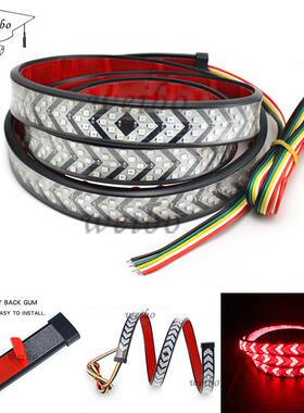 WB皮卡车LED箭头灯条1M/1.5M/2M改装尾灯红黄双色流水爆闪刹车灯