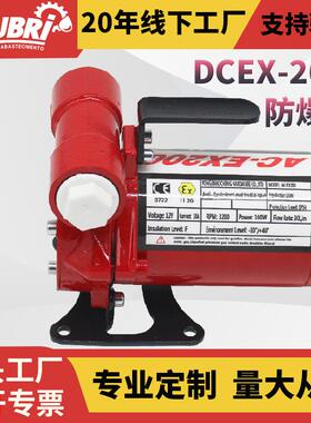 电动抽油泵柴油汽油泵手提12v4v小型加油泵电动防爆抽油泵DCEX200
