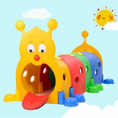 小精灵毛毛虫火车钻洞幼儿园玩具儿童户外室内隧道爬筒拱门爬行筒