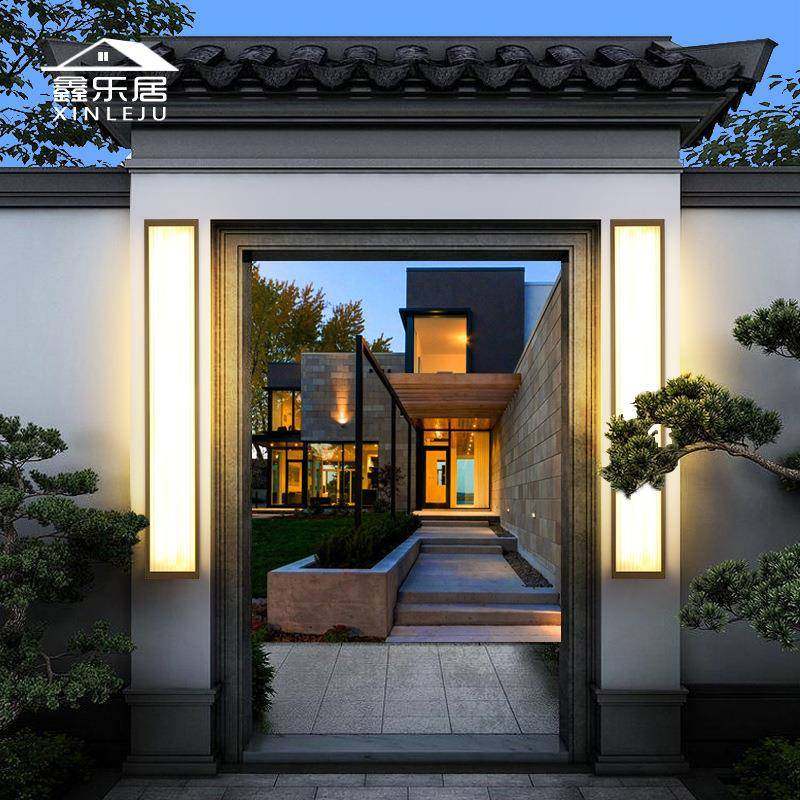 壁灯户外防水新中式现代长条室外灯别墅大门口阳台外墙超亮庭院灯,工业油品/胶粘/化学/实验室用品,其他实验室设备,淘宝优惠券,粉丝福利购,淘宝优惠卷