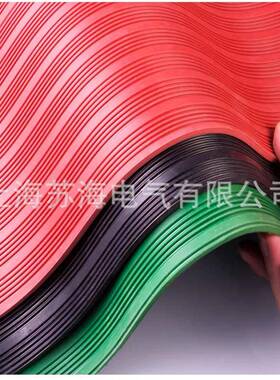 红色防滑绝缘胶垫橡胶胶板10kv电厂配电室5mm厚耐高压绝缘橡胶垫