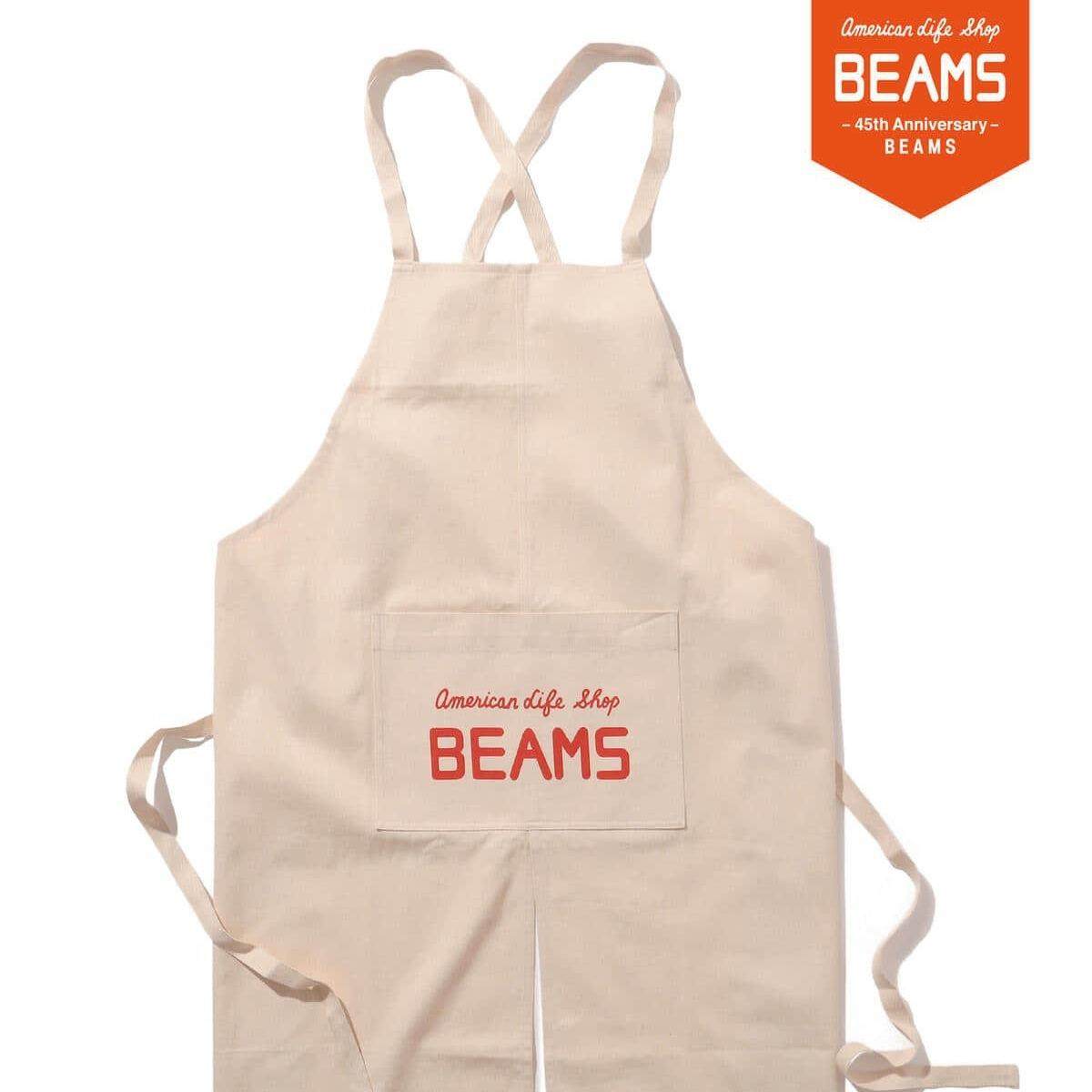 现货BEAMS45周年纪念简约复古标志性LOGO棉质围裙,纺织面料/辅料/配套,纺织机械配件,淘宝优惠券,粉丝福利购,淘宝优惠卷