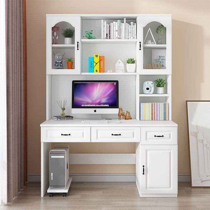 书桌书架组合电脑桌家用儿童学习桌书柜一体实木桌子,机械设备,其他机械设备,淘宝优惠券,粉丝福利购,淘宝优惠卷