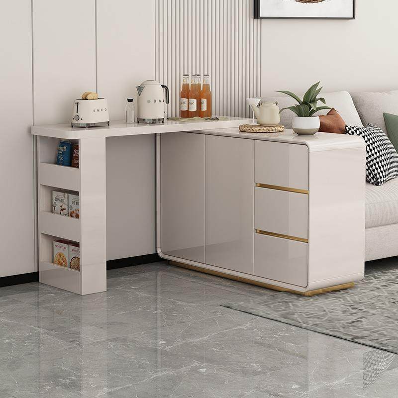 现代简约吧台柜餐边柜一体家用可伸缩客厅沙发隔断柜轻奢风储物柜,收纳整理,淘宝优惠券,粉丝福利购,淘宝优惠卷