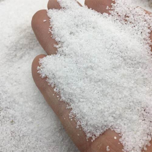 雪花白沙园林造景真石漆涂料填充用40-8080-120目白沙