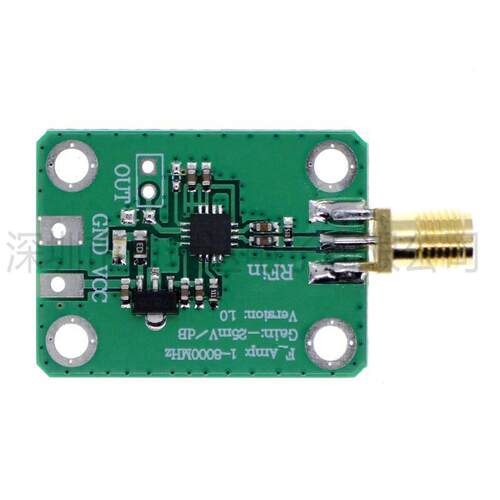 AD8318射频对数检波器70dBRSSI测量功率计（1-8000MHz）
